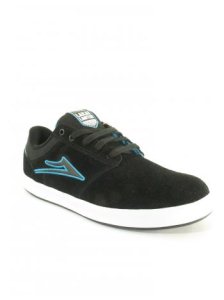 Lakai Linden Shoes - Black Suede