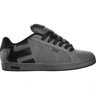 Etnies Shoe Etnies Fader Shoe Dark Grey Black Skate Shoes