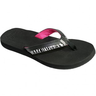 reef zebra flip flops