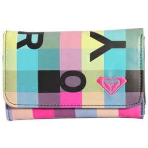 Roxy Wallet Roxy My Little Eye Womens Wallet Neon Pink Skate