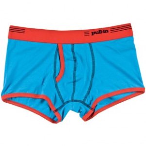 Pull In Underwear | Pull-In Shorty Cotton Pants - Cyan14