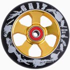 Grit Black Max Spoke 100Mm Wheel Gold